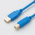 适用 AFPX系列PLC编程电缆USB下载数据通讯线通用方口线 镀金蓝 镀金接口 耐插拔 5m