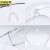 透明 防飞沫不起雾眼镜防护面罩透明护脸目镜防尘面屏神器JZSB-9110 透明 均码