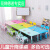 中小学生学校升降课桌椅美术彩色辅导班组合塑料培训桌 120*60升降桌10张