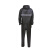 鸣灵 MLD-ZY001 反光雨衣套装 单层 1套 4XL 黑色