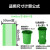 全生物可降解大号垃圾袋分类环卫特大号商用中号可回收环保垃圾袋 50*60绿色3卷90只 加厚