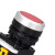 LAY39系列按钮开关22mm平头蘑菇头小型圆形启动开关LAY39C-11D自复位红色带灯 1个