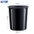 希万辉 塑料茶台废水桶垃圾桶过滤桶【咖色大号-圆形】XWH0223
