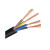 金龙羽 电线电缆国标铜芯护套软线RVV4芯2.5平方100米/卷 黑色
