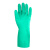霍尼韦尔丁腈防化手套12副耐酸碱耐油工业防水劳保手套LA132G 9码