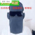 礼丝汀帆布面罩电焊工面罩护脸电焊眼镜头戴式二保焊焊工护脸 2个护耳款1灰+1蓝帆布面罩