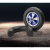 光冠 橡胶实心手推车轮子8/10/14两轮带轴轱辘350-4/300-8老虎车轮胎定制定制 浅绿色