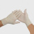 迪航（DIHANG）一次性乳胶手套食品工业橡胶检查手套劳保防护手套 白色50只/盒 S码 