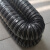 楷赫 高温硫化管 耐高温硅胶软管通螺旋风管排风管热风管 黑色内径152mm*4米（4米1根）