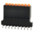 2.54mm贴片回流焊免螺丝插拔式PCB接线端子KF2024/A/R/V/FMC0.5ST 2P 单层插头