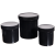 塑料瓶广口直身瓶涂料黑色罐HDPE塑料瓶瓶塑料1502F2502F3002F500 白色150ml