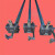迅爵(25*38冲22.5圆孔)电动液压冲孔机模具方管圆管弧口铝合金不锈钢防盗网锌铁护栏剪板