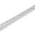 冰禹 BYC-115 304不锈钢透明包塑钢丝绳 PVC包胶涂塑绳 1米 (结构7*7）1.0mm/1.2mm