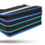 稳斯坦 W7451 反光条五金工具电工包 多功能水电安装挎包单肩包 黑配蓝小号(35*16*28)