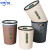 简约手提垃圾桶 卫生间厨房塑料垃圾桶办公室纸篓A 特大号方形颜色随机发货