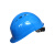 代尔塔/DELTAPLUS102009PP有孔蓝色防撞男女安全帽+1个双色单处logo定制印字工程建筑施工头盔1顶