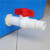 水桶水箱帆布池鱼缸ABS塑料开孔进出水口管件水塔PVC配件46分1寸 1寸出水口带开关接32PVC管