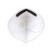 德国uvex1211耳戴式防雾霾口罩 男女成人KN95带呼吸阀 骑行透气白色独立包装粉尘防护口罩 耳戴式1211口罩 10个