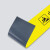 希万辉 安全警示地面标识贴斜纹防滑防水耐磨地贴警示贴 两条黄色斜纹注意安全 10*120cm