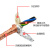 TRVVP双绞高柔拖链电缆屏蔽线2 3 4 6 8 10芯0.3 0.5控制电缆信号 拖链屏蔽6*0.5外径8)