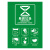 庄太太【26.5*39绿色易腐贴纸】新国标分类垃圾桶标识可回收其他垃圾标志贴纸