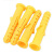 犀跃 小黄鱼塑料膨胀管 胀管锚栓墙塞涨塞胶粒螺栓 M8*100(50个)黄色单管 