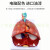 自然大人体喉心肺模型 喉咙甲状腺 肺 心脏模型 人体呼吸模型 喉心肺模型带51个标识