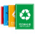 海斯迪克 HK-5010 垃圾贴纸 垃圾桶分类标识贴纸 标签贴高清写真贴纸提示牌 17可回收15×20cm