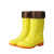 苏识 雨鞋男士水鞋雨靴防滑防水水靴 中筒加绒（加毛口套）(单位：双) 36 黄色