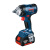 博世Bosch锂电无刷冲击电动扳手 两电一充GDS 18V-400（kit)(06019K0080)