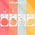 得力(deli)24本720页水果主题记事贴 创意可爱留言纸/便利贴/自粘留言本开学必备 25601