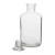 兰诗（LAUTEE）SY4055 试剂瓶 玻璃细口瓶 磨砂口透明小口瓶分装瓶 透明500ml （2个装)