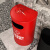 适用于户外垃圾桶商用创意工业风油桶大号庭院营地网红工业风酒吧奶茶店 红