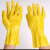 双安劳保用品手部防护耐油防护手套pvc 黄色 XL 