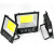 HYSTIC LED投光灯 户外防水射灯 LED贴片泛光灯 广告投射灯 黑色贴片款 50W HZL-324