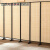 孔柔中式竹子屏风 隔断墙客厅折叠移动挡板卧室实养生简约办公室家用 2.米高0.5米宽4扇拉直2米