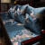 罗曼时光 新中式红木沙发坐垫高档实木家具座垫套罩罗汉床海绵垫乳胶垫定做 百里杜鹃-墨绿 坐垫定制(联系客服)