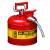 杰斯瑞特（JUSTRITE）7210120Z~4升红色钢制安全罐，带软管