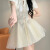 HKVS法式蓬蓬裙超仙公主风少女裙子新中式国风白色泡泡袖洋装收腰气质 图片色 S