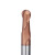 跃励工品 55度2刃钨钢球头铣刀 硬质合金涂层数控刀具 钢铝用铣刀 2FR3.00X12XD6X50 一个价 