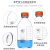 蜀牛玻璃棕色透明蓝盖试剂瓶10025050010002000mlGL45高硼硅 高硼硅透明3000ml