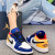 耐克（NIKE）【潮】Air Jordan aj1 Low板鞋女子低帮透气休闲运动耐磨篮球鞋 553560-123（湖人蓝黄） 38