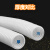 宜达奈 白色PVC塑料波纹管 电线保护软管阻燃穿线管 外径32内径25毫米/25米