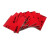 植绒猎王海绵砂纸 高达模型手机塑胶抛光海绵砂 海绵磨片 红色320-400#-10片