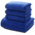 TYUI超大保洁洗车毛巾加长抛光抹布小号超细纤维加厚车用工具纳米 蓝色60*160+3块40*60