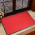 米奇特工 PVC可裁剪双条纹酒店地垫 走廊过道防滑地毯 楼梯垫 大红色 1.2*5m