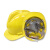 诺瑞斯安工地安全帽透气国标加厚防砸头盔建筑工程劳保工人头盔免费印字 黄色 均码