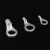 欧式OT1-4冷压端子1.5 2.5-3 5 6 8 10 圆型裸铜线鼻子焊口接线耳 OT2.5-6 100个 2.5平分线-6MM孔