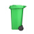 白云清洁 垃圾桶 户外大号塑料垃圾箱 带轮带盖120L（个）