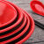 密胺仿瓷日式拉面碗馄饨碗米线捞面汤面碗食堂饭店大碗塑料黑红碗 6寸高沿碗　5个起卖